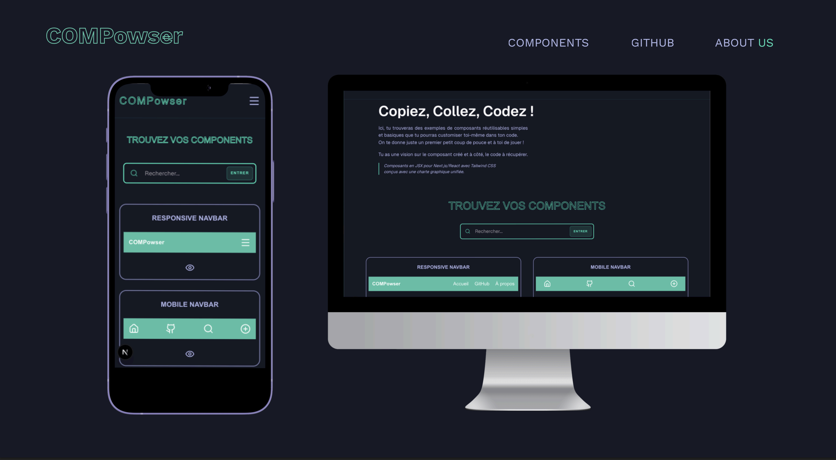 Capture d'écran du projet Compowser